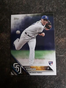 2016 Topps Updated Series Rookie Cesar Vargas RC Card# US289 - Picture 1 of 2