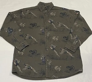 Wood & Water Outfitters Button Hemd Herren Größe Small Fasan Jagd Armee Grün - Bild 1 von 8