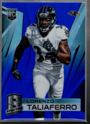 B4256- 2014 Panini Spectra Prizms Blue #153 Lorenzo Taliaferro /49 - NM-MT - Image 1 of 2