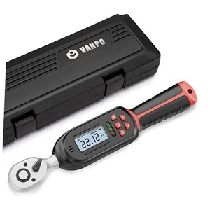 1/4 Zoll Digitaler Drehmomentschlüssel, 1,1-22,1 Fuß-Pfund/1,5-30 Nm, mit voreingestellten Werten, - Bild 1 von 7