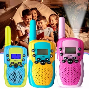 Walkie Talkie Kinder 3Er Set Handfunkgerät Sprechfunkgeräte Wiederaufladbar 3km - Bild 1 von 14