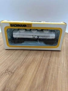 Coche cisterna vintage escala HO Bachmann cianamida 3 cúpulas en caja 0938 - Imagen 1 de 4