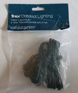 Trex Iluminación Exterior Trex Faro 5 Vías Transformador Divisor DL5TFSPLIT1PK - Imagen 1 de 8