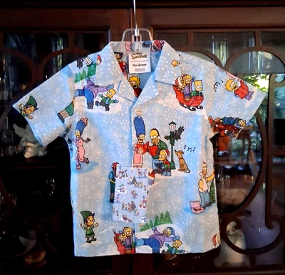 Reyn Spooner Niño "LOS SIMPSON SALUDOS" NUEVO CON ETIQUETAS Azul Claro Niño Set 3T Foto 1 de 4