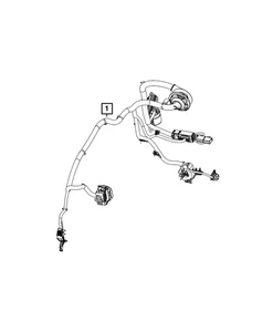 Genuine Mopar Dash Right Wiring 68650852AD - Picture 1 of 4