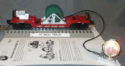 Lionel 26809 Navidad Santa's Mobile Opera. Extension Searchlight Car O/027 ga. Foto 1 de 4