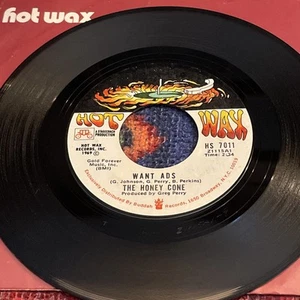 1969 THE HONEY CONE WANT ADS/WE BELONG TOGETHER 45 rpm - Imagen 1 de 3