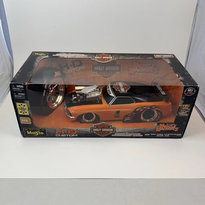Maisto Harley Davidson 1969 Ford Mustang Boss 302 Radio Control Car - Image 1 of 4