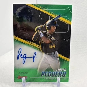2021 Bowman's Best of Green Refractor /99 Liover Peguero #B21-LP Auto - Picture 1 of 6