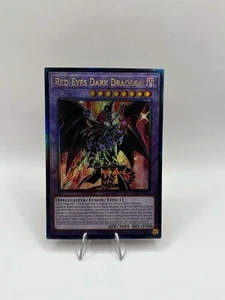 YuGiOh Red-Eyes Dark Dragoon RA02-EN021 Prismatic Ultimate Rare 1st Ed N/M - Picture 1 of 2