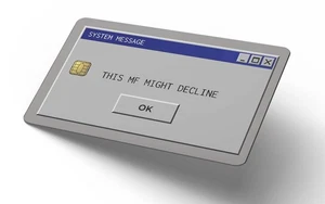 Windows Fehler Kreditkartenhülle, Debitkartenabdeckung - Bild 1 von 3
