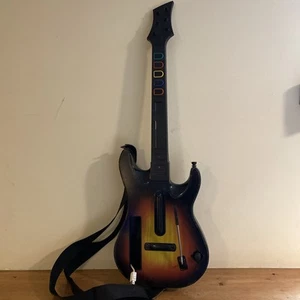 Nintendo Wii Guitar Hero Red Octane Sunburst Wireless Controller 95455.805 WORKS - Picture 1 of 16