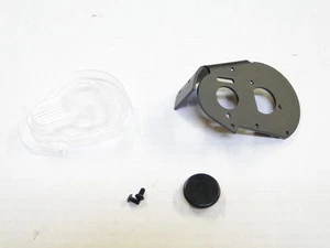 NEW ASSOCIATED RC10T  CLIFF LETT Motor Mount Black & Clear Gear Cover Set AL13 - Picture 1 of 3