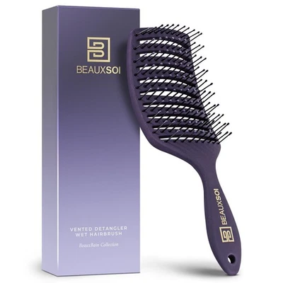 Vented Detangling Brush for Wet or Dry, Thick, PACK OF 1, Empowered Purple  - Image 1 of 4