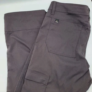 Pantalone cargo Prana uomo grigio elasticizzato Zion convertibile escursionismo outdoor - Foto 1 di 9