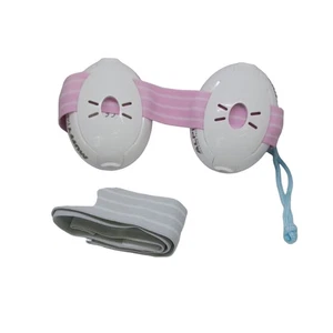 Alpine Baby Unisex Protection Ear Muffs Anti Slip Baggy Pink Gray Safety - Picture 1 of 5