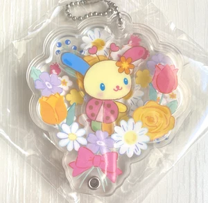 Usahana Blume Marienkäfer Acryl Schlüsselanhänger individueller Anhänger selten Secret Sanrio - Bild 1 von 8
