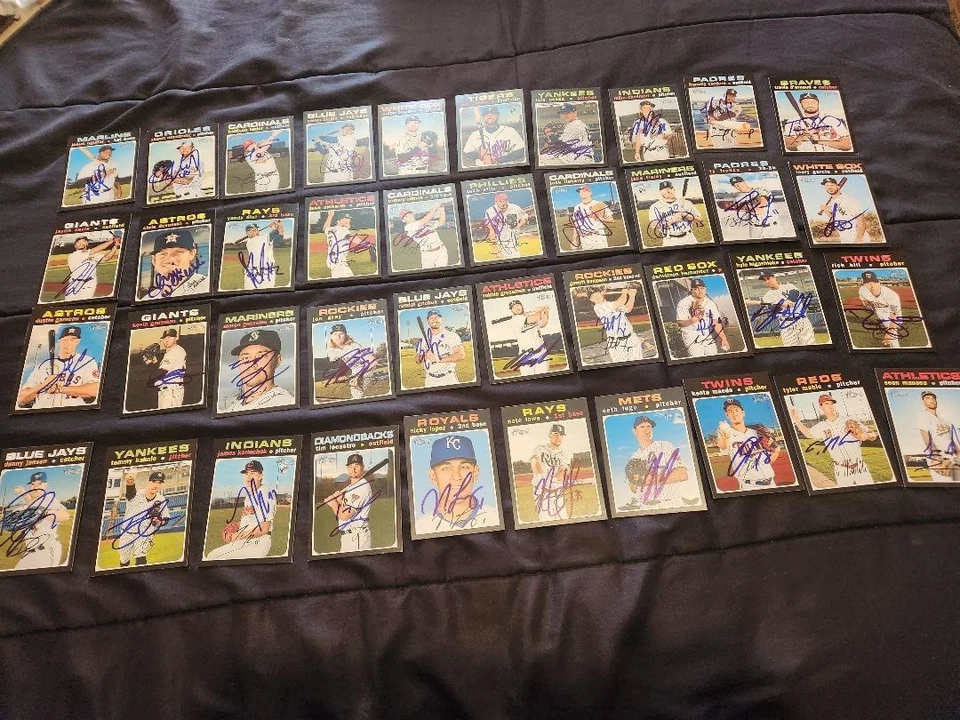 Signed 2020 Topps Heritage Baseball  - 1 -192 - Pick Your Card - Image 1 of 2