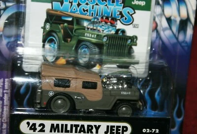 MUSCLE MACHINES 42 MILITARY JEEP 2002 - Image 1 of 3
