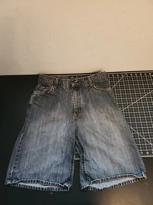 Bermuda jeans masculina Quiksilver tamanho 30 azul - Imagem 1 de 4