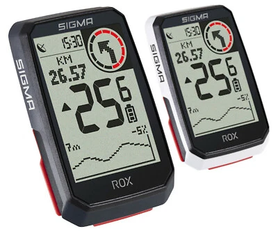 Sigma ROX 4.0 HR GPS Computer Ciclocomputer e-Bike Pronto Komoot Altimetro - Immagine 1 di 4