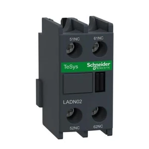 Schneider Hilfskontaktblock LADN02 - 2NC, 690 V AC 25-400 Hz, Schraubklemmen Neu - Bild 1 von 24