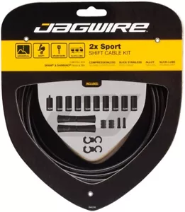 Jagwire 2x Sport Schaltkabel Kit SRAM/, schwarz - Bild 1 von 2