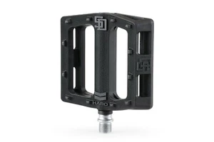 New BMX Haro SD Plastic Pedals Set 9/16 Black Colour - Picture 1 of 10