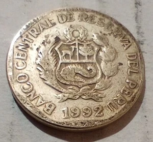 50 Centimos 1992 Peru Coin - Picture 1 of 2