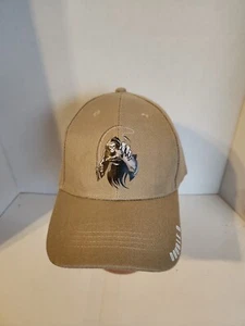Ball Cap Double D Mütze Kappe braun verstellbar Sensenmann Fliegenfischen verstellbar  - Bild 1 von 5