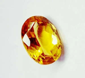 Gemas de corte ovalado de 10 quilates de citrino amarillo natural con piedras preciosas sueltas certificadas sin tratar - Imagen 1 de 8