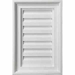 Ekena Millwork 24 In. W X 24 In H Vertical Gable Vent Louver- Decorative accents - Picture 1 of 1