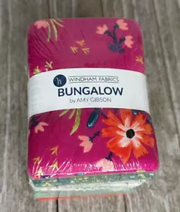Windham Fabrics BUNGALOW 16 piece fat quarter bundle by Amy Gibson - Picture 1 of 4