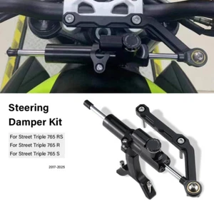 765 R Damper Shock Set For Street Triple 765 RS 765 S Steering Stabiliz Mount - Picture 1 of 19