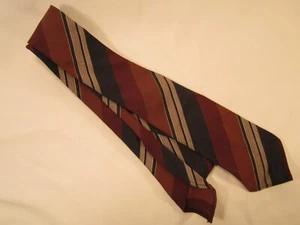 Vintage Men's Tie 3"x50" WEMBLY Blue Gold Bergundy [A5c5] - Picture 1 of 2