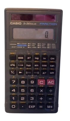 Casio FX-260Solar Scientific Calculator Tested Works - Image 1 of 2