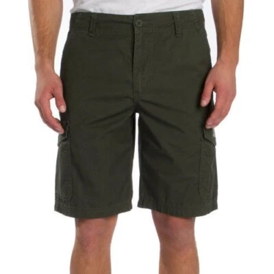 Pantalones cortos cargo de algodón ligeros Unionbay para hombre - verde arquero - talla: 32 Foto 1 de 2