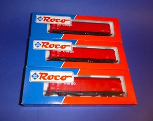 ROCO H0 46921 3x DB Cargo Hbbins Schiebewandwagen - Bild 1 von 6