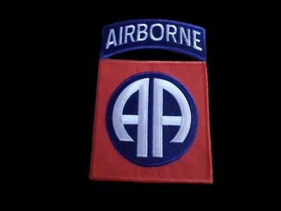 U.S MILITARY ARMY 82nd AIRBORNE ALL AMERICAN OVERSIZE BACK PATCH 5-1/4"X 3" 1/4 - Image 1 of 4