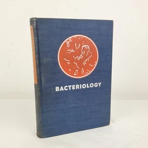 Bacteriology Estelle and Robert Earle Buchanan 1940s Book Textbook Vintage - Imagen 1 de 12