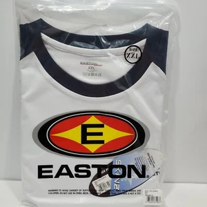 Easton Skinz Cool Sleeve, White/Navy, Adult XXL, A164189NYXXL - NEW IN PACKAGE - Picture 1 of 4