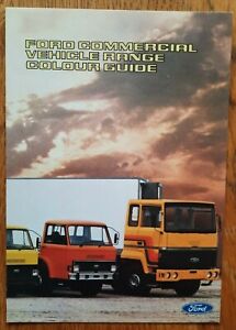 1979 FORD TRANSIT van colour guide sales brochure. UK car brochure / prospekt