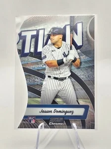 2024 Topps Stadium Club Chrome Holo Foil Martian Die Cut Jasson Dominguez RC SSP - Bild 1 von 2
