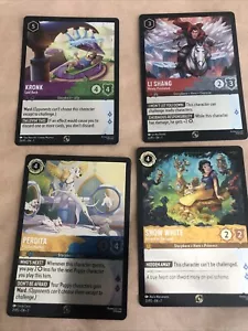 Archazia's Island Promo Cards Lorcana - Kronk Perdita Li Shang Snow White TCG! - Picture 1 of 5