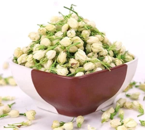 50 GRAM DRIED JASMINE FLOWER- JASMINUM OFFICINALE - Picture 1 of 6