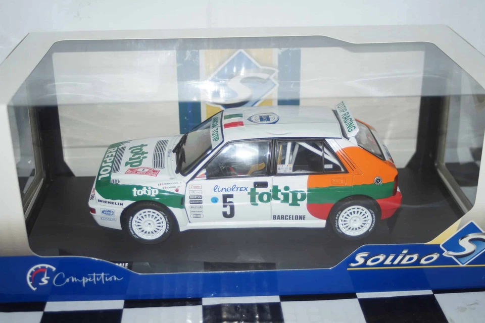 SOLIDO - LANCIA Delta HF Integrale White #5 Rallye de Monte Carlo 1993 A.AGHI...