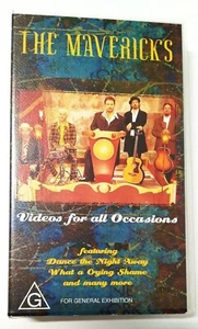 "THE MAVERICKS" "VIDEOS FOR ALL OCCASIONS" MUSIC PAL VHS 1997 - Picture 1 of 2