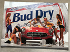 BUDWEISER - Bud Dry Poster - With Corvette