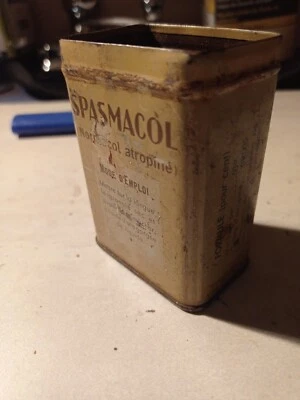 Petite boite medicament Ancienne SPASMACOL - Photo 1/4