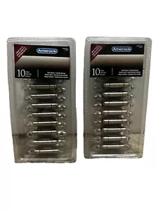 (2) Amerock Satin Nickel Face Mount Self-Closing Overlay Hinge (10-Pk) 1887612 - Picture 1 of 3